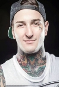 人头纹身图案 多款简单线条纹身素描人头纹身图案