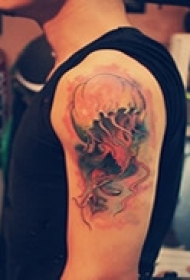 复古经典手臂纹身