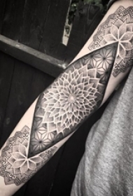 梵花纹身 多款简单线条纹身点刺技巧梵花纹身图案