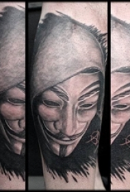 黑灰纹身 多款黑灰纹身素描经典纹身图案