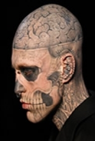 创意奇异透视纹身