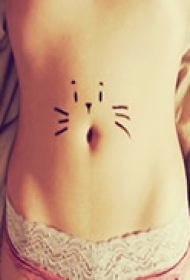 经典艺术飞燕纹身图案