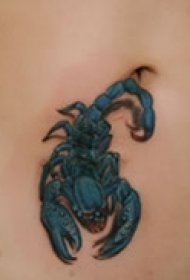 腹部立体炫酷毒物