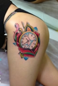 炫彩个性臀部图纹