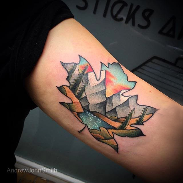 彩色纹身 多款彩绘纹身素描经典纹身图案