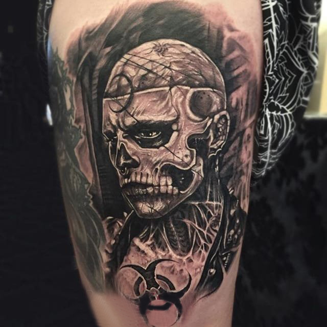 人物肖像纹身 多款素描纹身点刺技巧人物肖像纹身图案