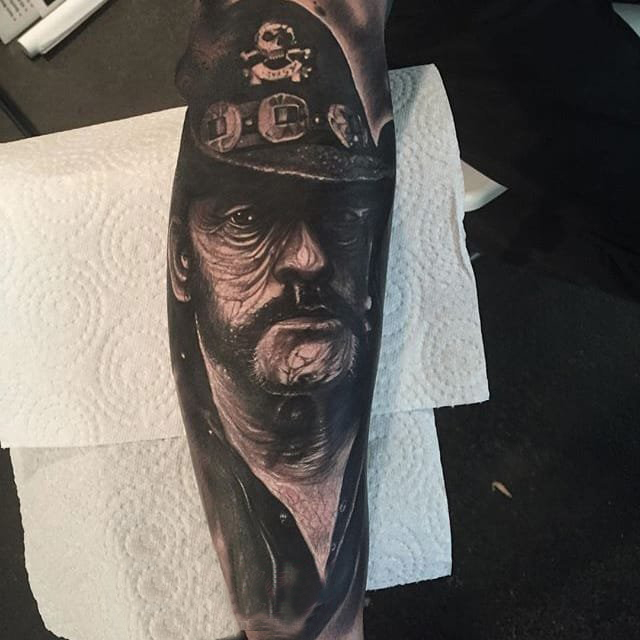 人物肖像纹身 多款素描纹身点刺技巧人物肖像纹身图案