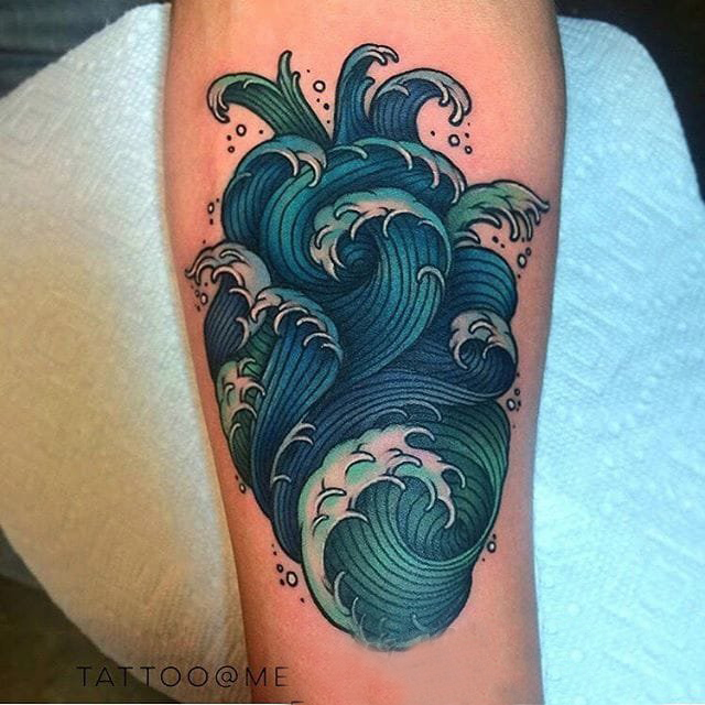 彩绘纹身 多款素描纹身彩色经典纹身图案