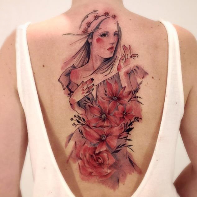 欧美抽象纹身 多款极简线条纹身素描欧美抽象纹身图案