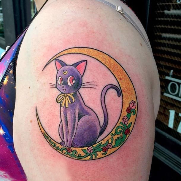 纹身卡通 多款简单线条纹身彩色卡通纹身图案