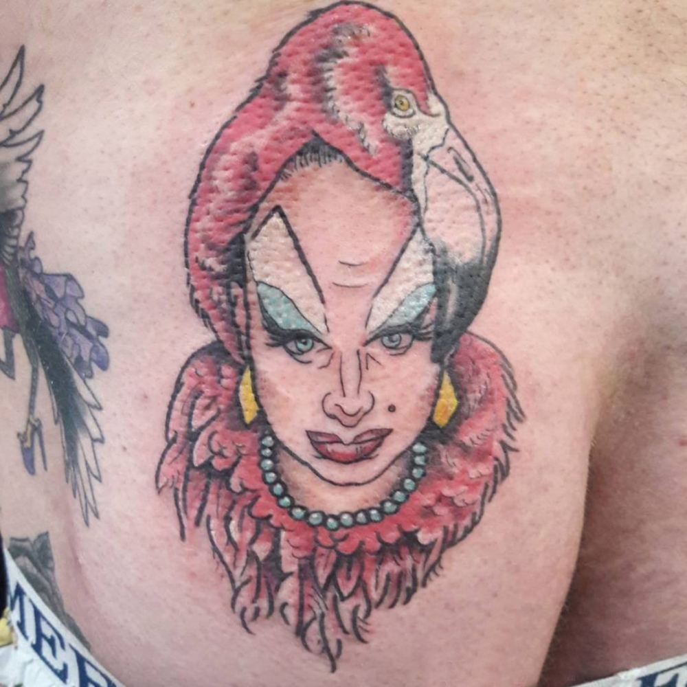 女生人物纹身图案 多款简单线条纹身素描人物肖像纹身图案