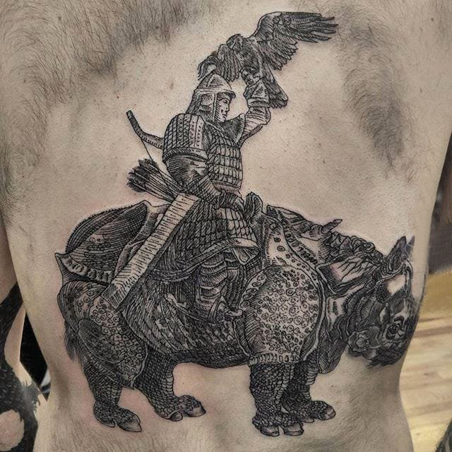 欧美抽象纹身 多款简约线条纹身素描欧美抽象纹身图案