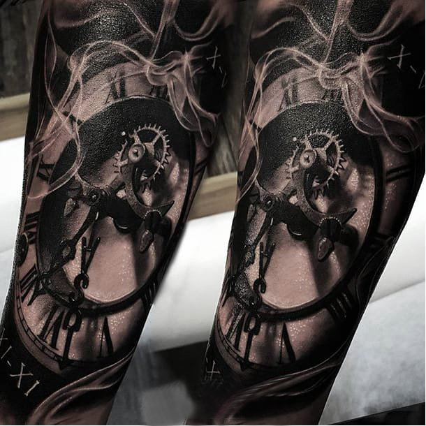 黑灰纹身 多款素描纹身点刺技巧经典纹身图案