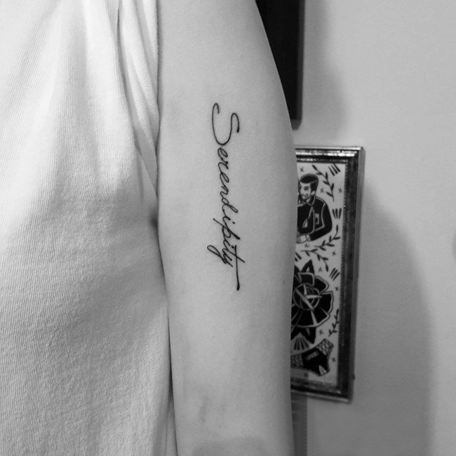 花体英文纹身 多款极简线条纹身花体英文纹身图案