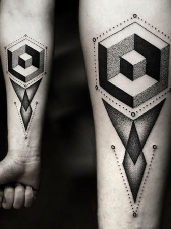 手腕纹身图案 多款简单线条纹身素描手腕纹身图案