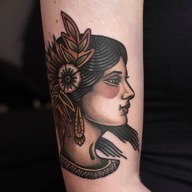 素描纹身 多款简单线条纹身素描传统纹身图案