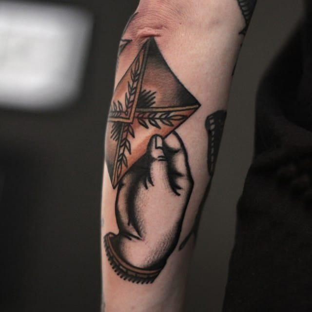 素描纹身 多款简单线条纹身素描传统纹身图案