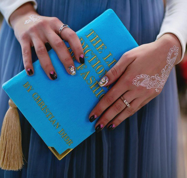 纹身白色 多款小清新文艺纹身素描白色纹身图案