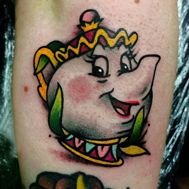 纹身彩色 多款彩绘纹身素描可爱纹身图案