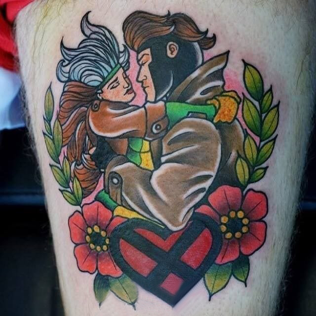 纹身动漫人物 多款彩绘纹身素描动漫人物纹身图案