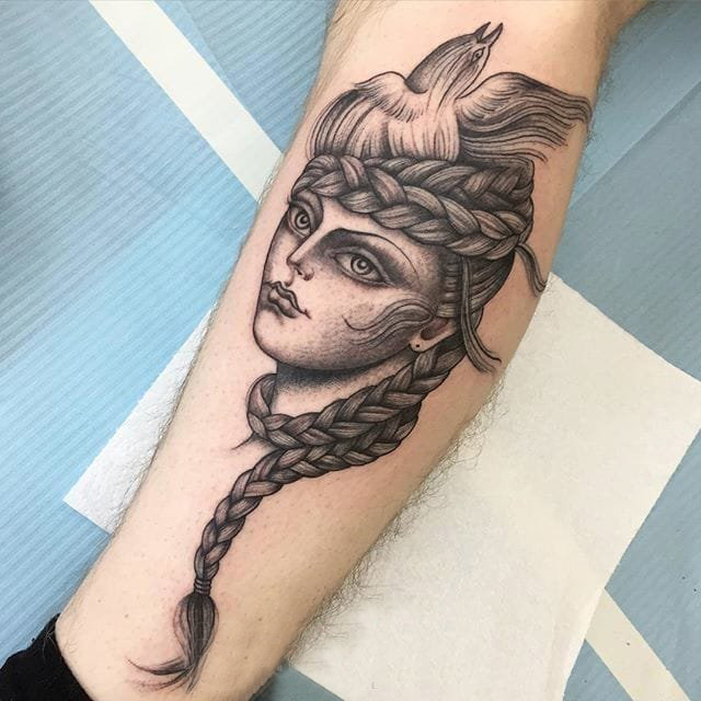 纹身黑色 多款黑灰纹身点刺技巧欧美抽象纹身图案