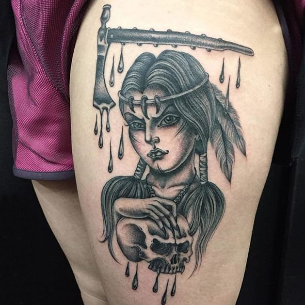 纹身黑色 多款黑灰纹身点刺技巧欧美抽象纹身图案