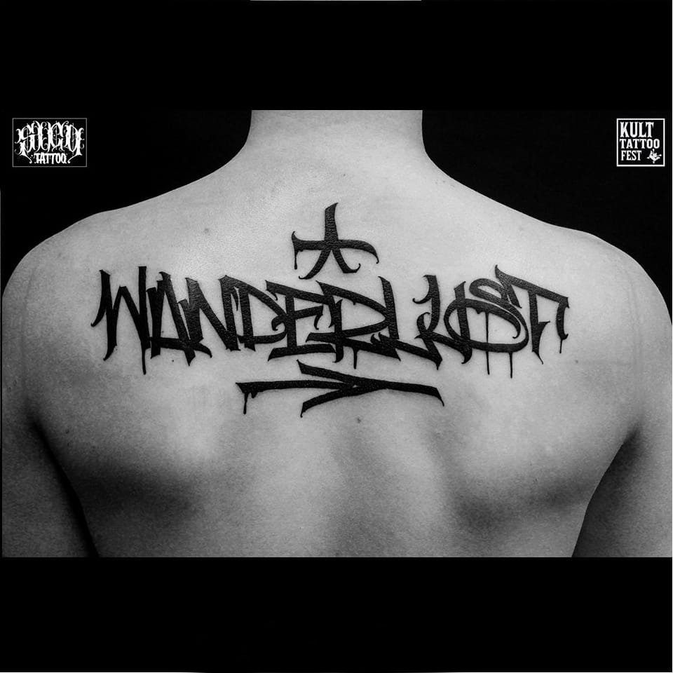 纹身黑色 多款黑色纹身点刺技巧抽象纹身图案