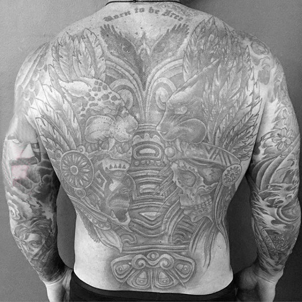 纹身玛雅图腾 多款简单线条纹身黑色玛雅图腾纹身图案