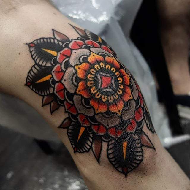 梵花纹身 多款小清新文艺纹身彩色梵花纹身图案