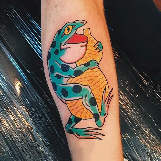 old school风格纹身 多款百乐动物纹身彩色old school风格纹身图案
