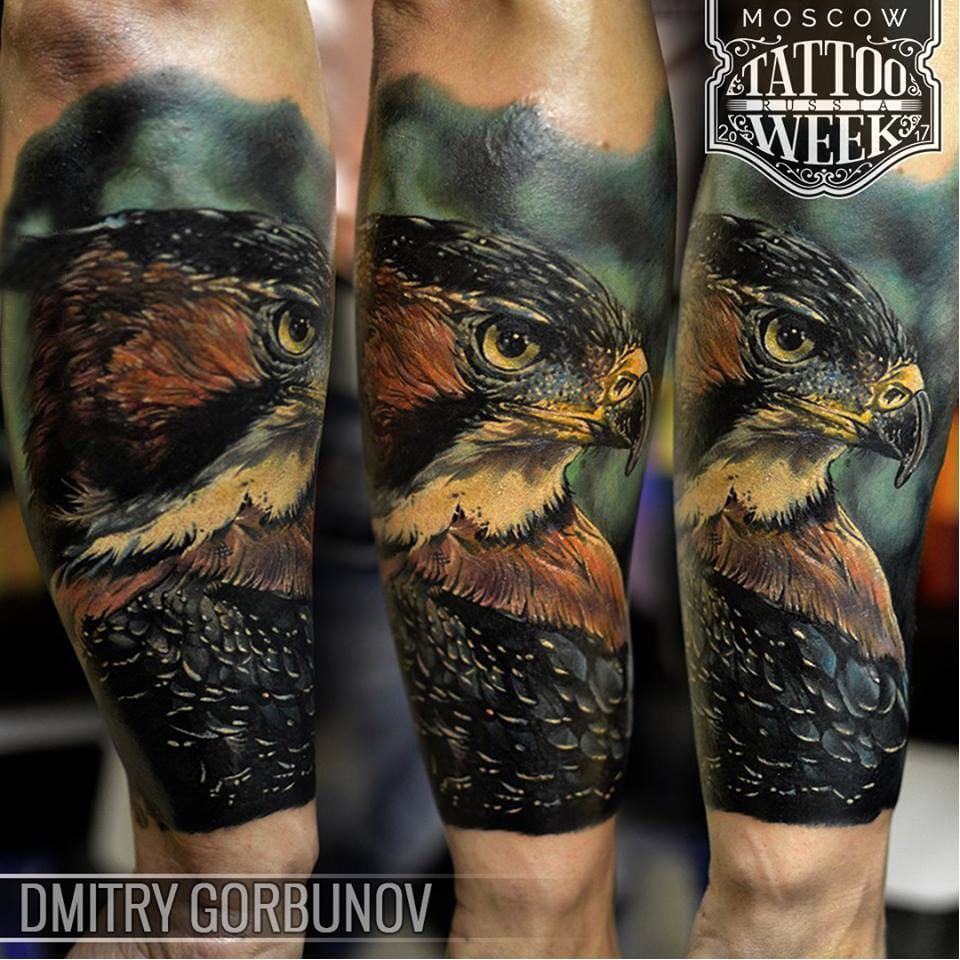 彩色纹身 多款彩色纹身素描抽象纹身图案