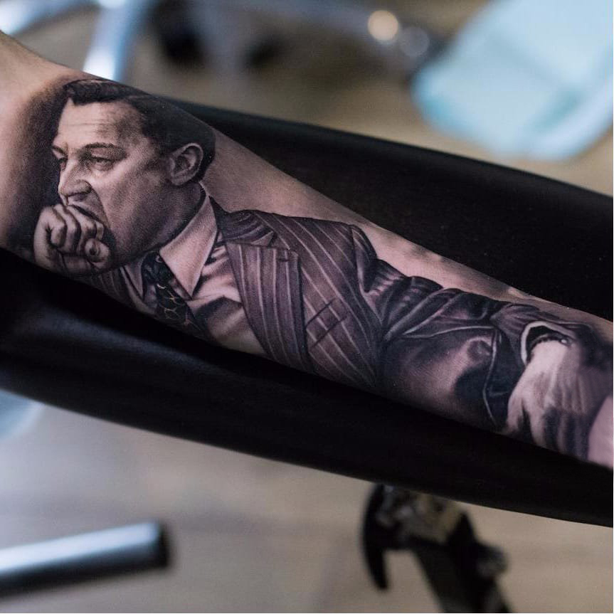 人物纹身图案 多款素描纹身人物纹身图案