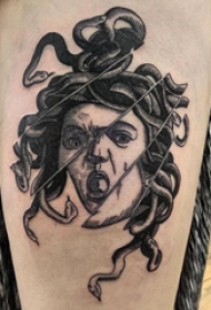 欧美抽象纹身 多款简约线条纹身素描欧美抽象纹身图案