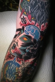 恐怖纹身 多款简单线条纹身素描恐怖纹身图案