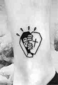 简单线条纹身 多款简单线条纹身黑色纹身图案