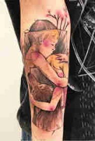 欧美抽象纹身 多款极简线条纹身素描欧美抽象纹身图案