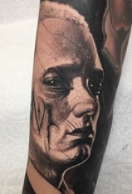 人物肖像纹身 多款素描纹身点刺技巧人物肖像纹身图案