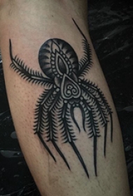 纹身黑色 多款黑色纹身点刺技巧欧美抽象纹身图案