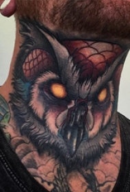 恐怖纹身 多款简单线条纹身彩色恐怖纹身图案