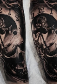 黑灰纹身 多款素描纹身点刺技巧经典纹身图案