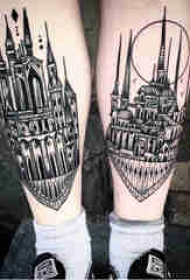 传统纹身 多款简单线条纹身素描传统纹身图案