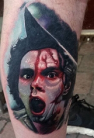 恐怖纹身 多款素描纹身彩色恐怖纹身图案