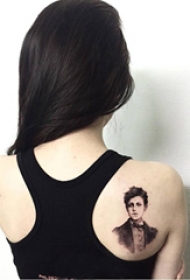 人物肖像纹身 多款素描纹身人物纹身图案