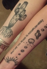 小星球纹身 男生手臂上星球纹身图案