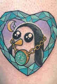 纹身卡通 多款简单线条纹身卡通素描纹身图案