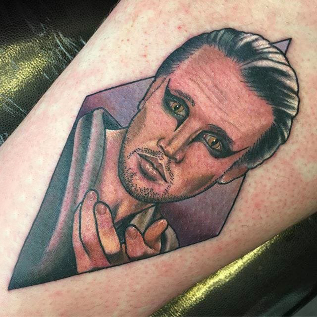 恐怖纹身 多款恐怖纹身彩色人物肖像纹身图案