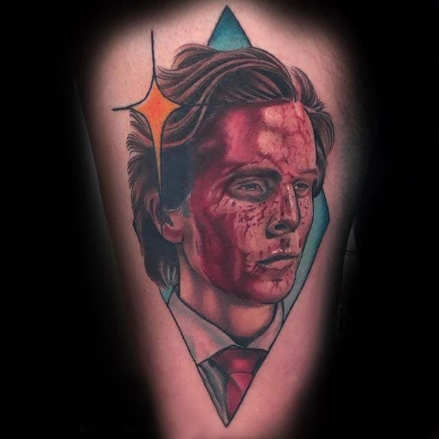 恐怖纹身 多款恐怖纹身彩色人物肖像纹身图案