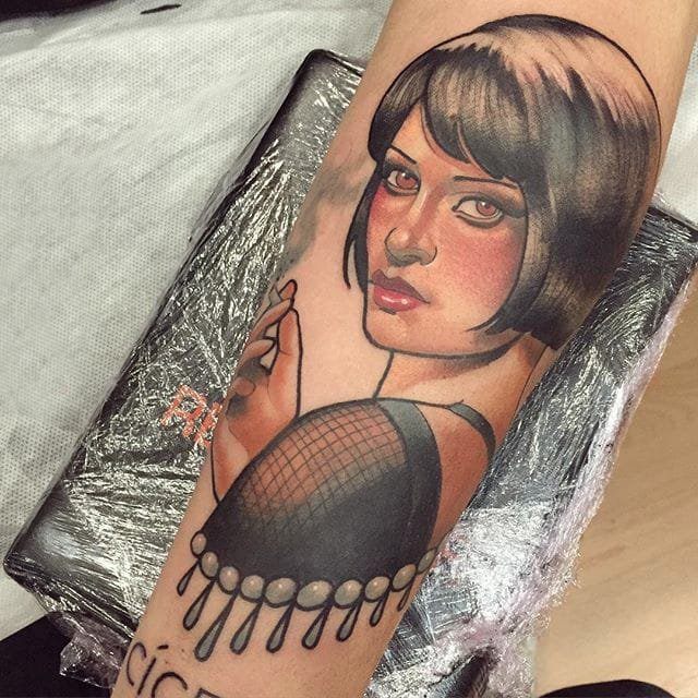 人物纹身图案 多款彩绘纹身素描人物纹身图案