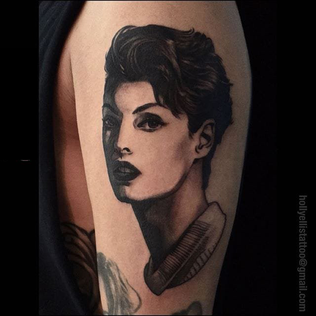 人物纹身图案 多款黑色纹身点刺技巧人物纹身图案