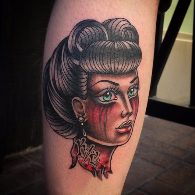 人物肖像纹身 多款简单线条纹身人物肖像纹身图案